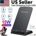 15W Wireless Fast Charging Pad — Works With iPhone & Android