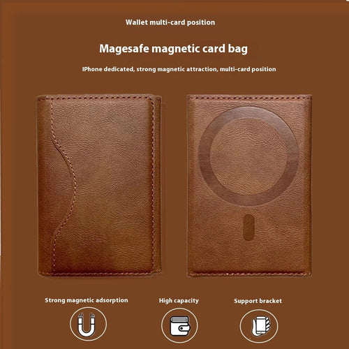 MagSafe Magnetic Card Holder Tri-fold Wallet Card Holder ChargeDrop
