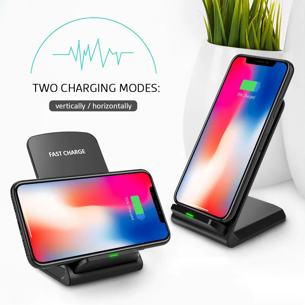15W Wireless Fast Charging Pad — Works With iPhone & Android